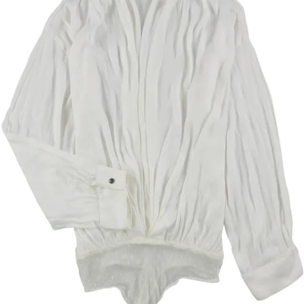 Free People Ladylike Bodysuit | Ivory | M | NWT - Picture 9 of 9